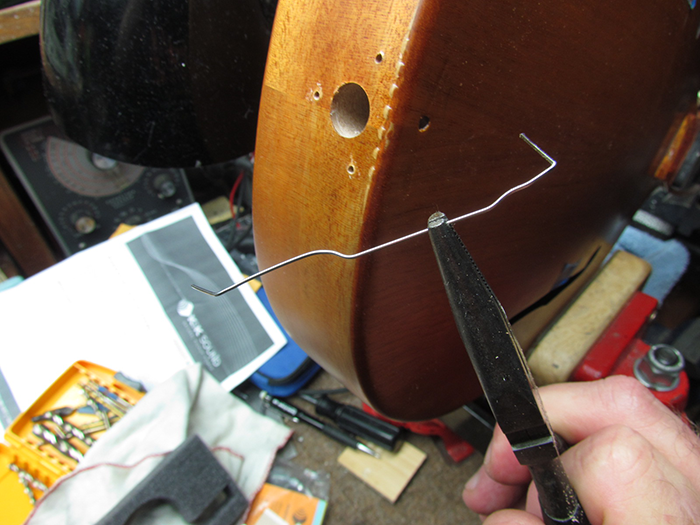 K&K Pickup Installation on Gretsch G9130 New Yorker Supreme Mandolin