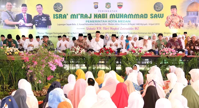 Wali Kota Medan Peringati Israk Mi’raj Jaga Kualitas Shalat 