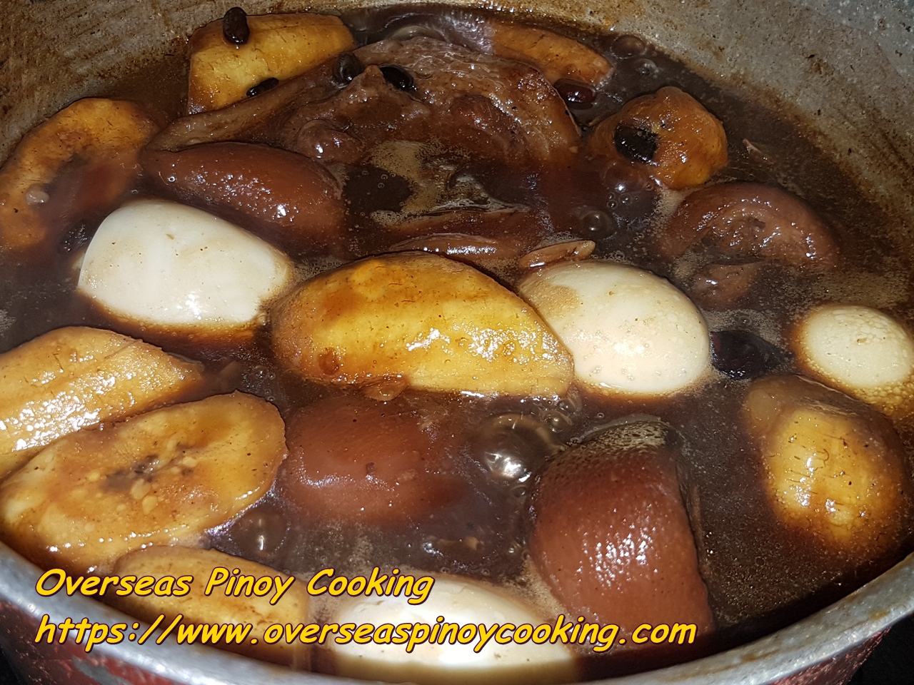 Humba Pork Pata with Saba