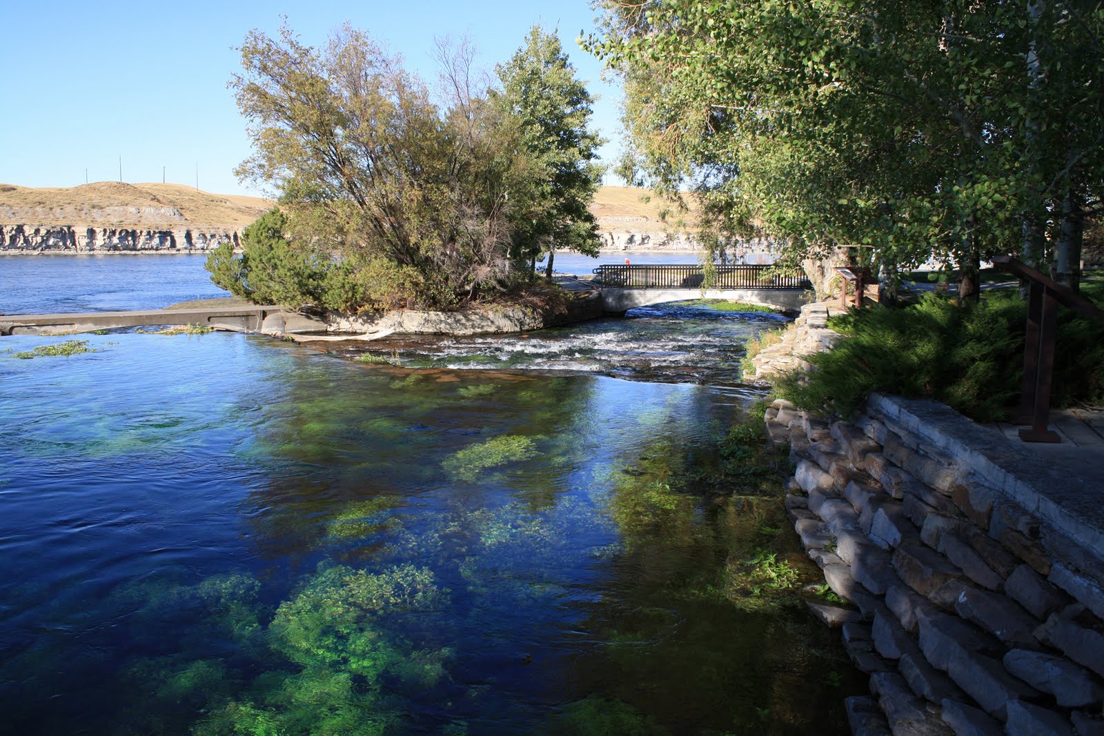 Living and Dyeing Under the Big Sky Giant Springs, Great Falls, MT