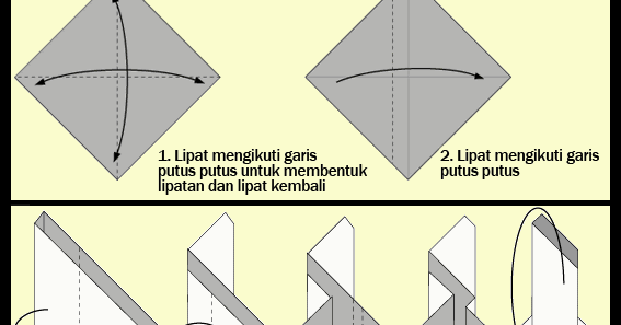  Cara  Membuat  Origami  BURUNG CAMAR Untuk Anak 