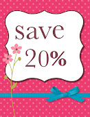 Save 20% on Stampin' Up! Products