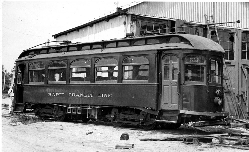 Narcissus 1912 Renovation Project Car 38 Seashore Trolley Museum's Laconia Car Companybuilt