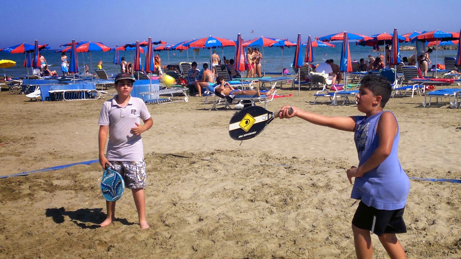 Kids have Fun in Cyprus Larnaca Beach Tennis Club All the fun and