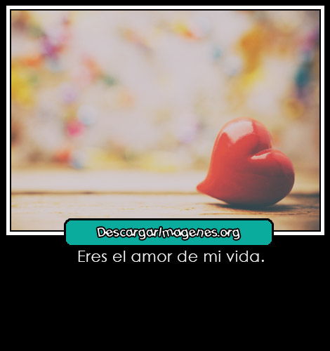 Pensamientos eres el amor de mi vida.