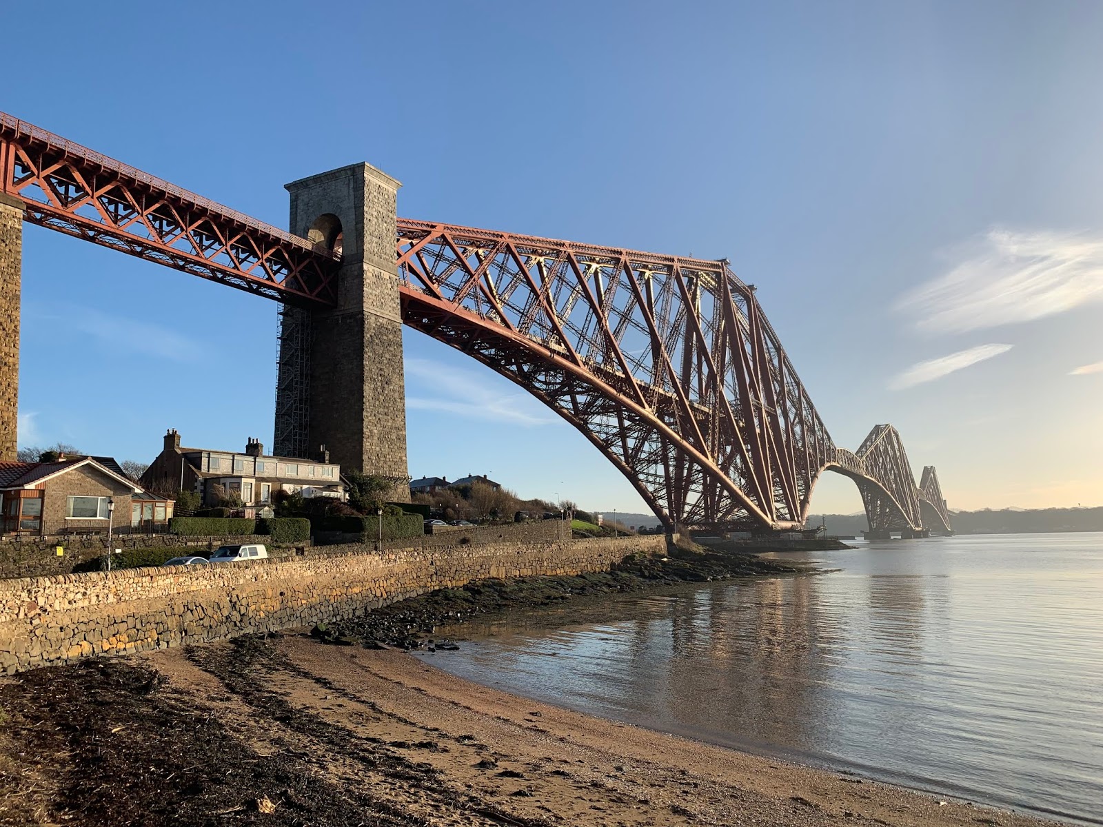 Walking over the Forth Road Bridge
