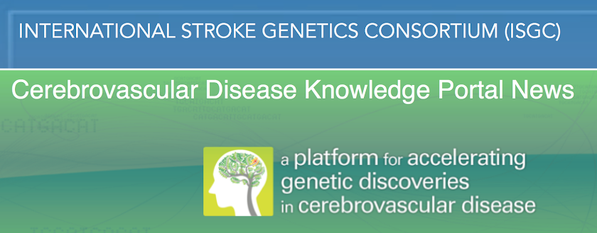Cerebrovascular Disease Knowledge Portal News