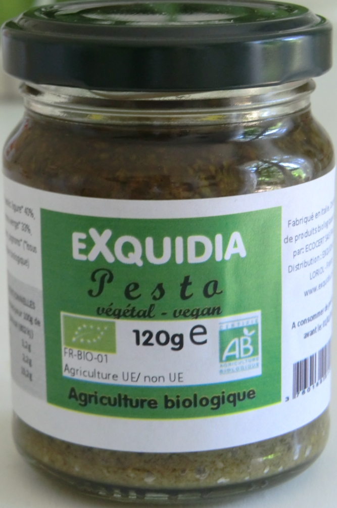 Pizza au pesto Exquidia sans gluten et sans lactose Ma petite cuisine