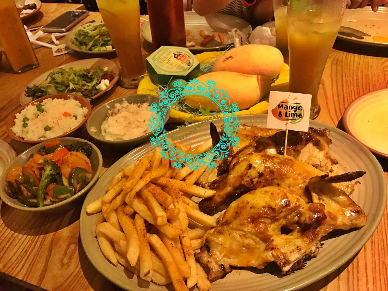 TEMPAT MAKAN BEST .:. NANDO'S, MANGO & LIME - Miamorzafirah