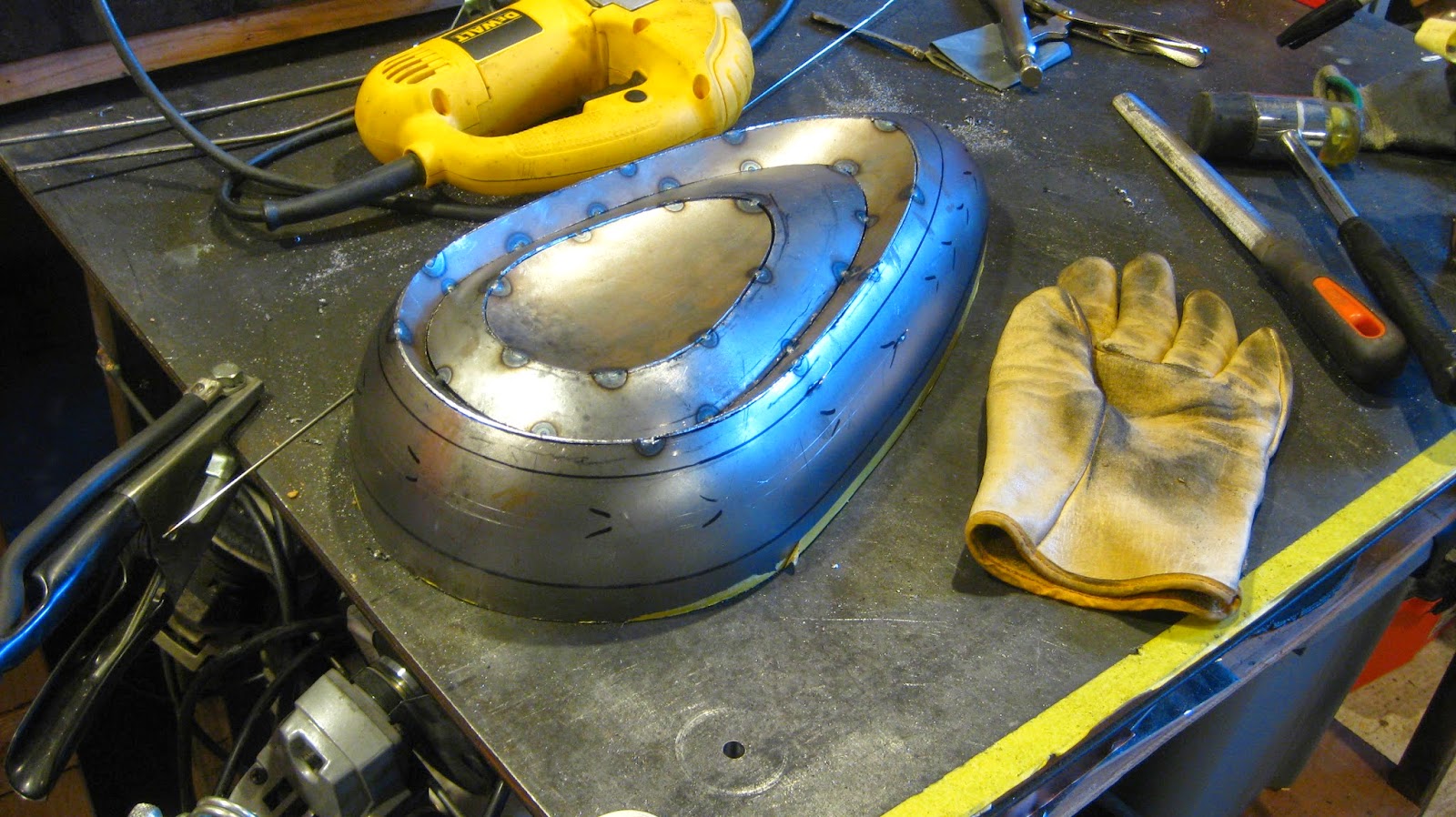 thatcher dished gas tank half