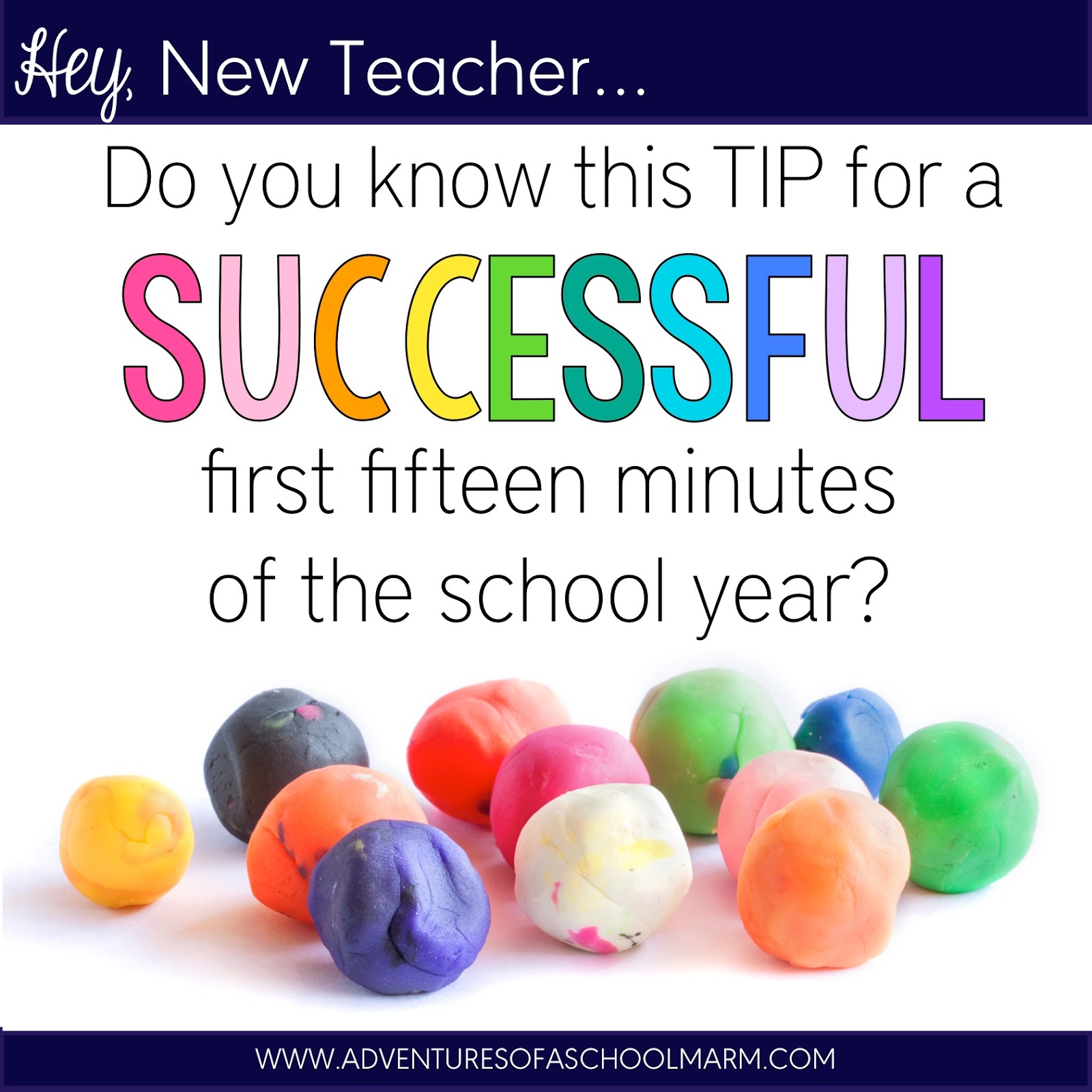 This post shares solutions to problems I wasn't expecting my first day as a new teacher. Learn from my mistakes so you can have a successful first day teaching! // Adventures of a Schoolmarm