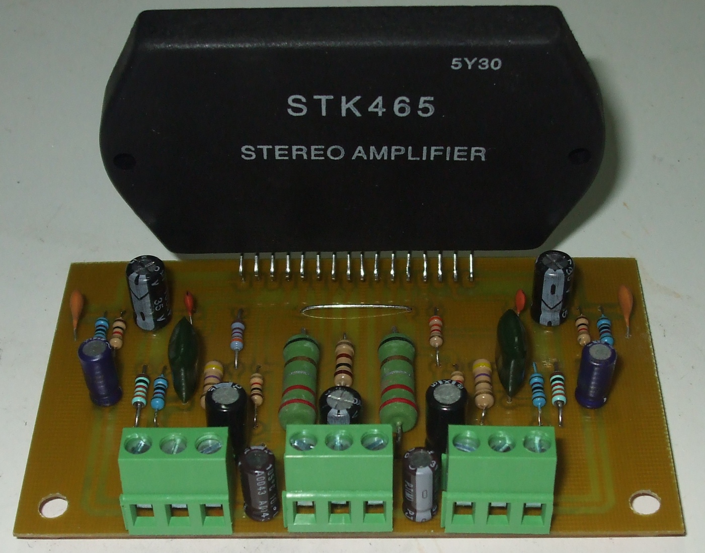 STK465 Audio Amplifier circuit - Electronic Circuit