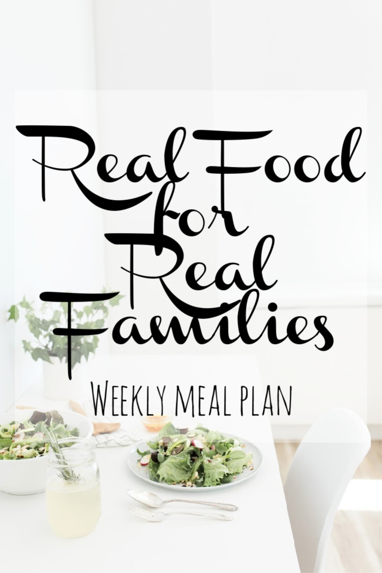 Weekly Meal Plan 2018 Week 40