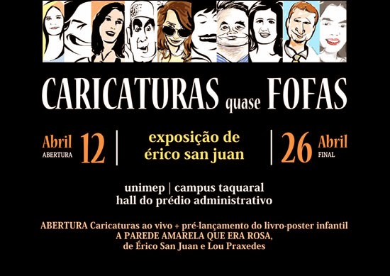 CARICATURAS QUASE FOFAS - Universidade Metodista de Piracicaba, SP (2013)