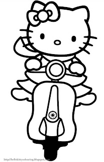 COLORINGPAGES: CUTE HELLO KITTY COLOURING PICTURES