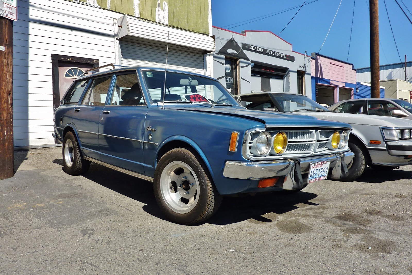 Seattle's Parked Cars: 1973 Toyota Corona Deluxe Wagon