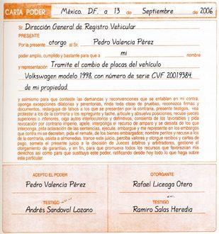 Carta Poder La Carta Poder Es Un Documento De Tipo Privado Suscripto Por Un Otorgante Y Dos Testigos Que Guarda La Apariencia Y Redaccion De Una Carta Informal Y Con Una Formalidad