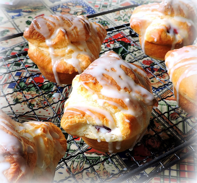 Cherry Croissants