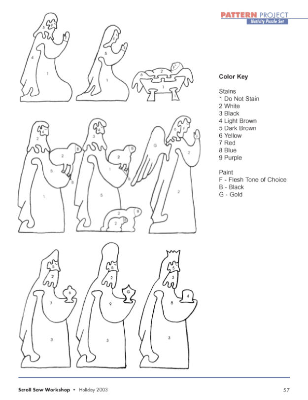 Terry's Niche Scrollsaw Nativity Puzzle