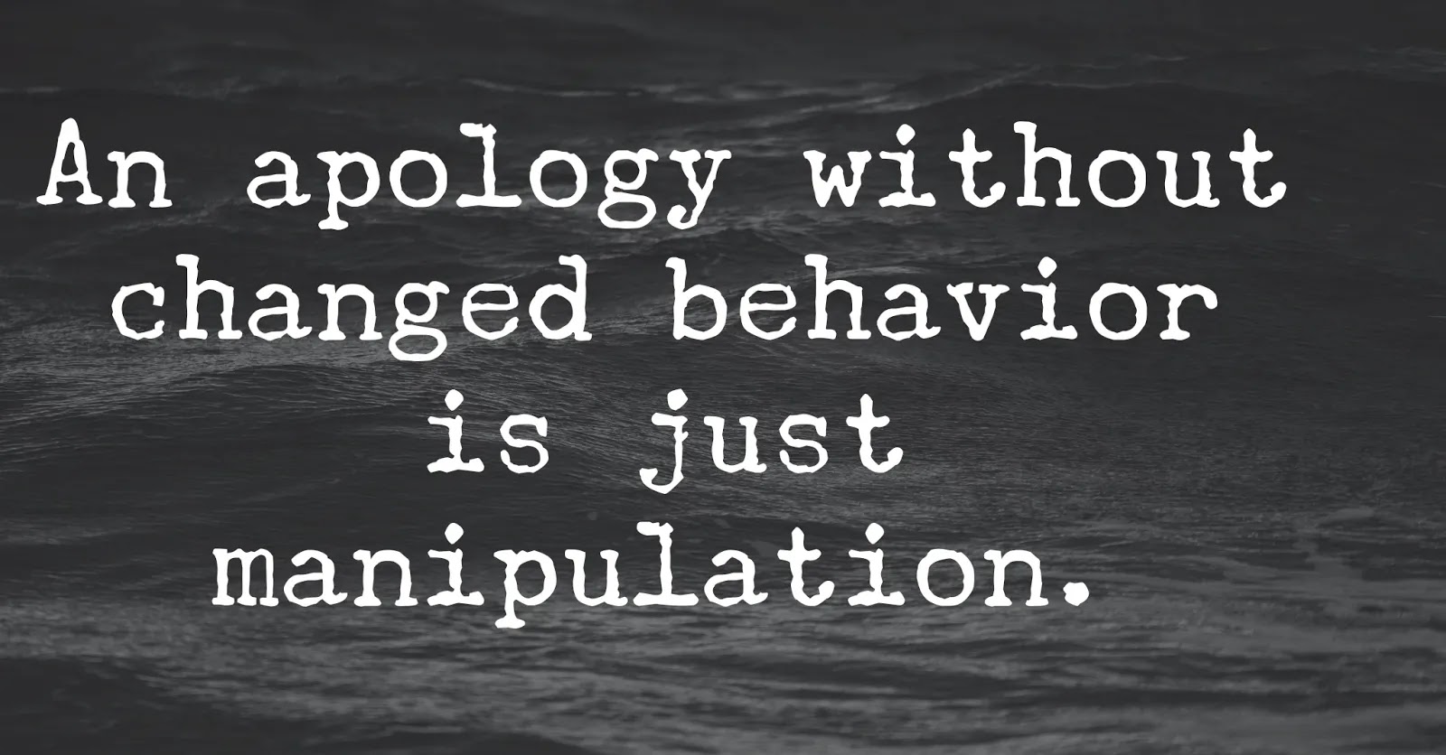 4 Ways To Recognise An Insincere Apology