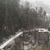 Darjeeling Hailstorm - Tourists stroll in icy streets; Loreto basketball court roof collapses