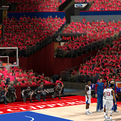 NBA 2K14 L.A. Clippers Playoffs Crowd Mod