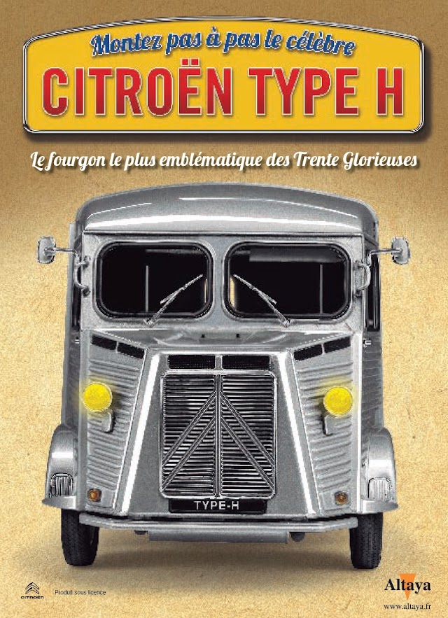 Construye paso a paso la Citroën Type H 1/8 Altaya Francia