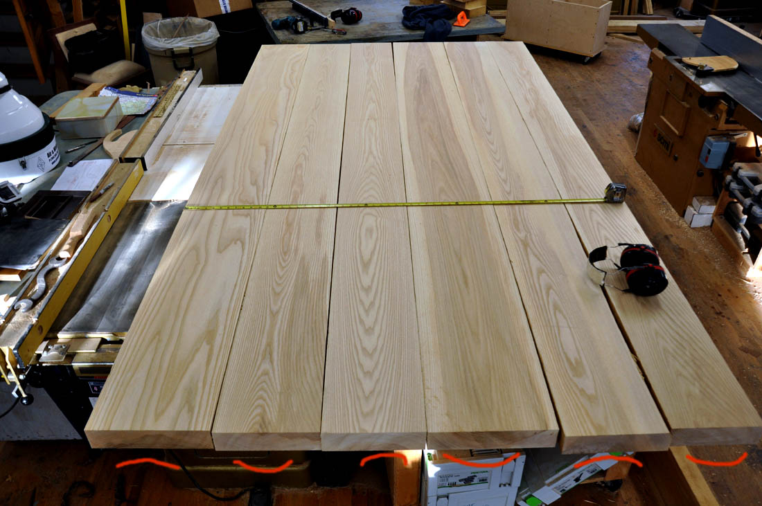 Dorset Custom Furniture A Woodworkers Photo Journal a big ash table