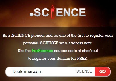 Free .science Domain for One Year
