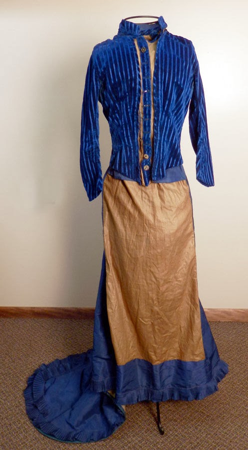 All The Pretty Dresses: 1880's Blue Bustle Outfit