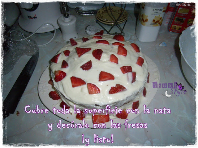tarta de fresas, short cake