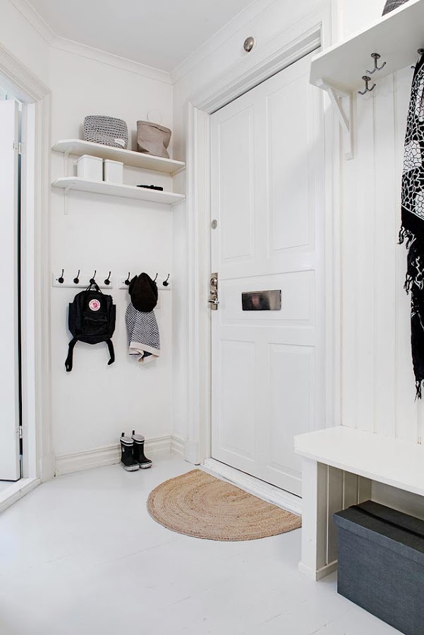 Recibidor de estilo nórdico