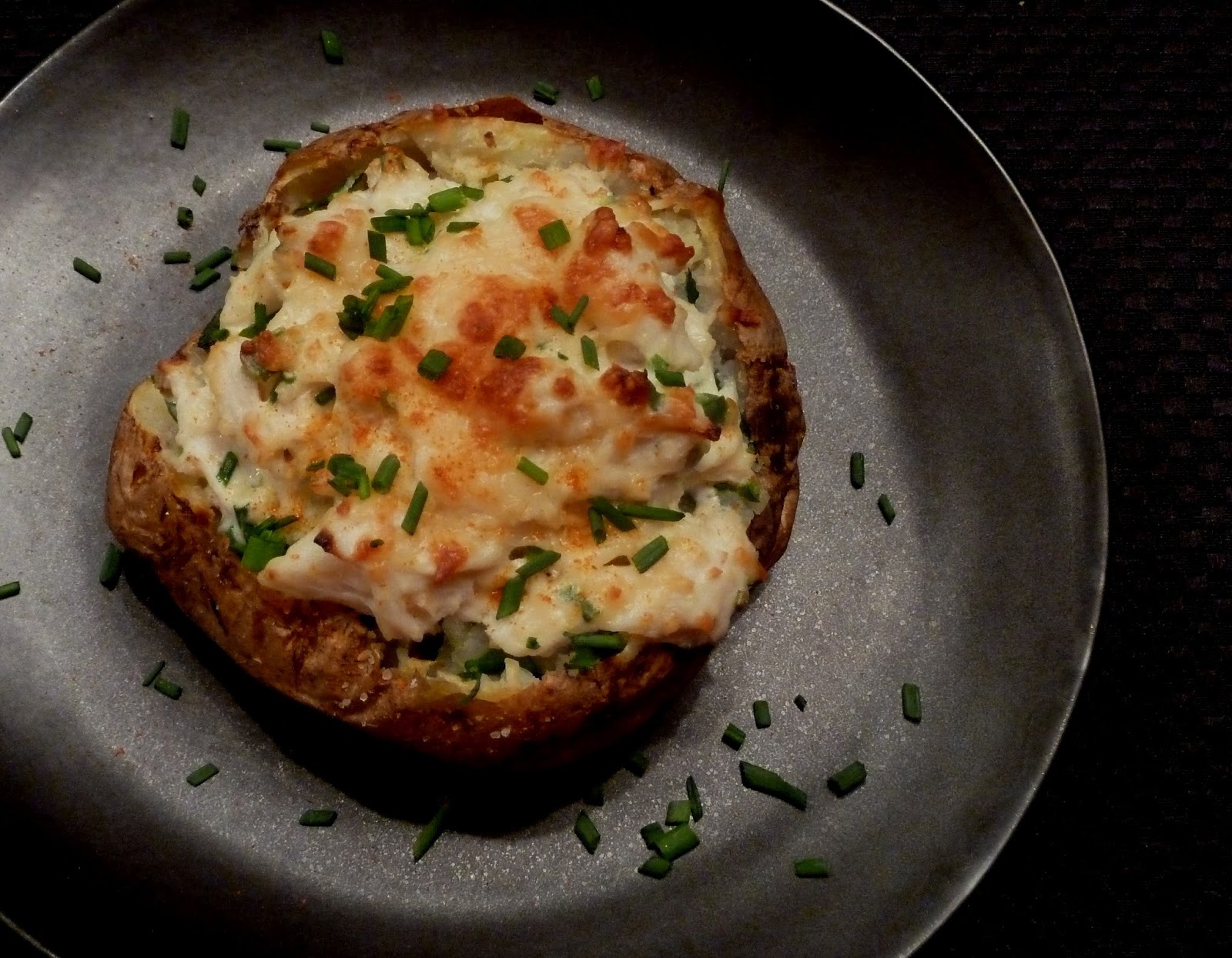 Cracked Pepper: Baked Potatoes with Crab