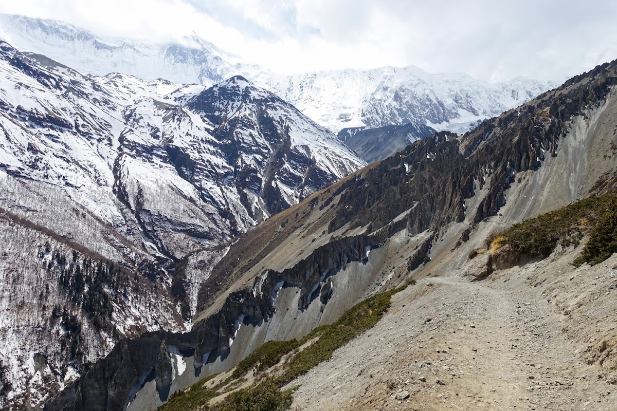200км по красно-белым черточкам.. Around Annapurna. март-апрель 2017