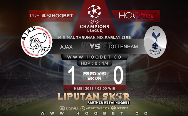 Prediksi Ajax Amsterdam vs Tottenham 9 Mei 2019 http://www.liputanskor.com/