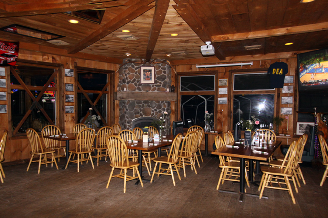 Happy Hour in the High Peaks Sport Island Pub, Northville