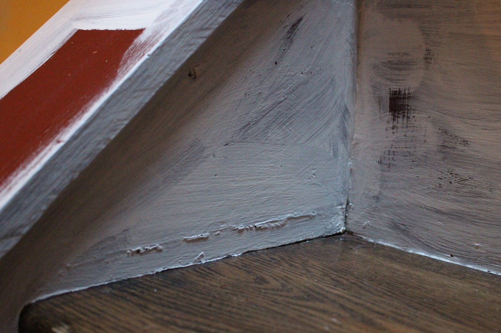 How to Paint Red Gloss Paneling White Jaime Costiglio