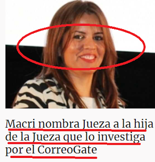 Pago de favores para la jueza que tiene la causa de la estafa del correo