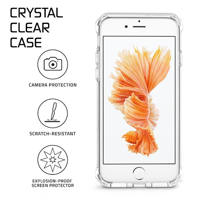 Matone Apple iPhone 8 Crystal Clear Bumper Cover. Matone Apple iPhone 8 Crystal Clear Bumper Cover.