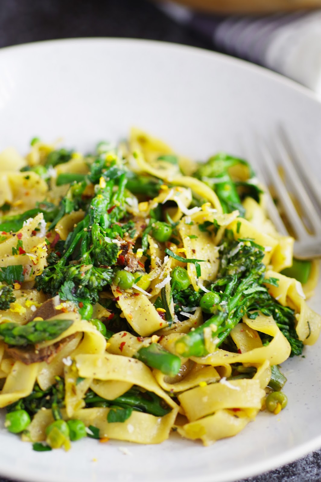 Garlic & Lemon Tagliatelle Euphoric Vegan