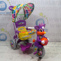 purple ball baby royal tiga roda sepeda