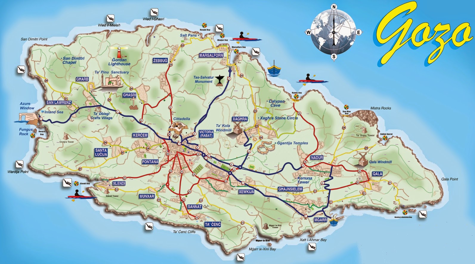 Diário das Viagens: .VISITAR A ILHA DE GOZO - MALTA Diário das Viagens: .VISITAR A ILHA DE GOZO - MALTA