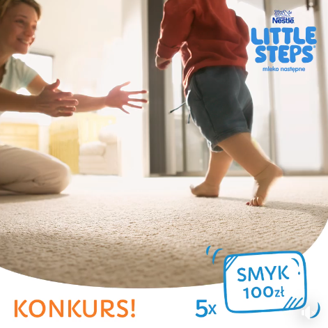 Wygraj voucher do sieci sklepów Smyk oraz mleko modyfikowane Little Steps 2 lub 3 Konkurs