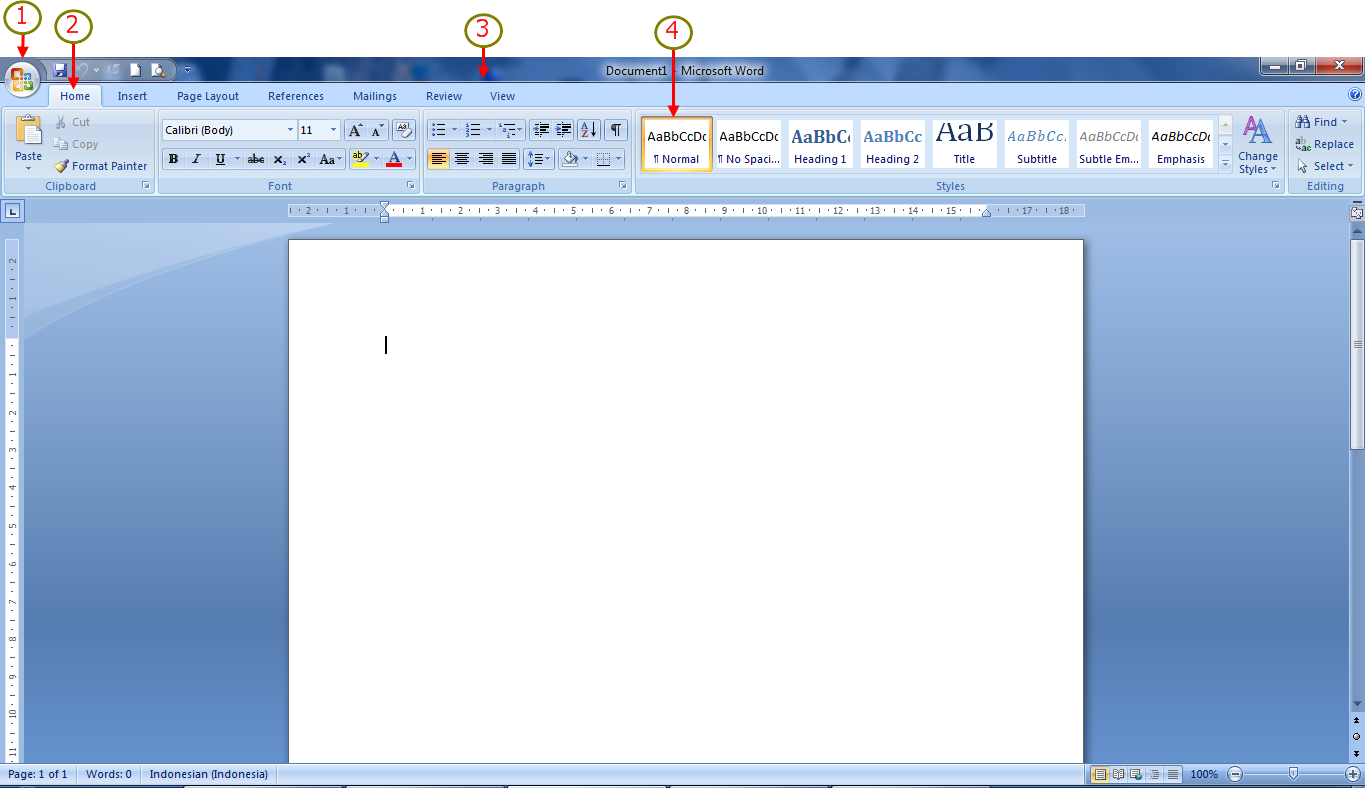 mengenal fungsi dari tab home microsoft office word panduan microskop word