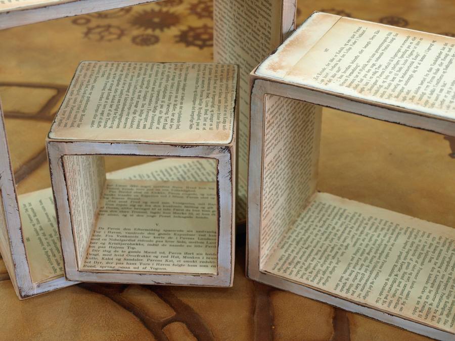 Dragonfly Dreamers: Box shelves make over.