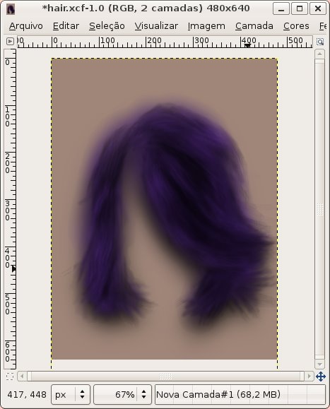 Como fazer cabelo no GIMP - GIMP Brasil