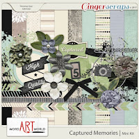 kit : Captured memories Mini kit by Word Art World kit : Captured memories Mini kit by Word Art World