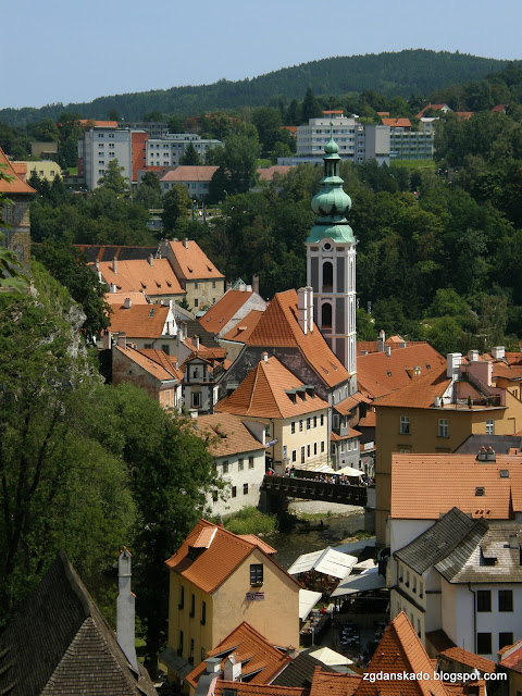 Czeski Krumlov - Panorama miasta