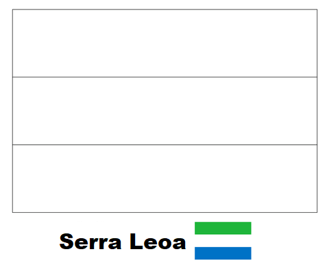 blog de geografia bandeira da serra leoa para colorir