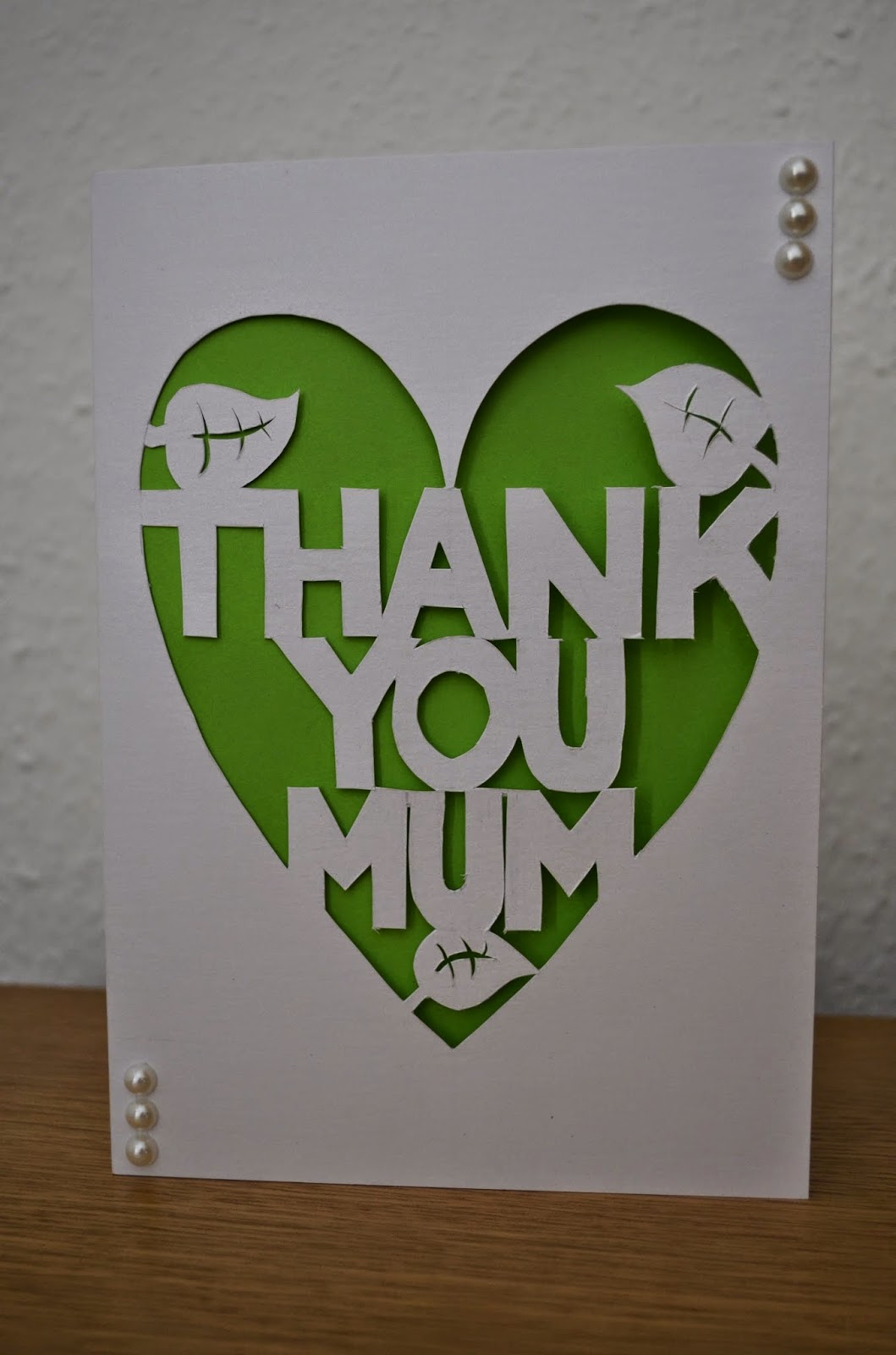 Cut-out Mother's Day Card ~ Stuff and Spice